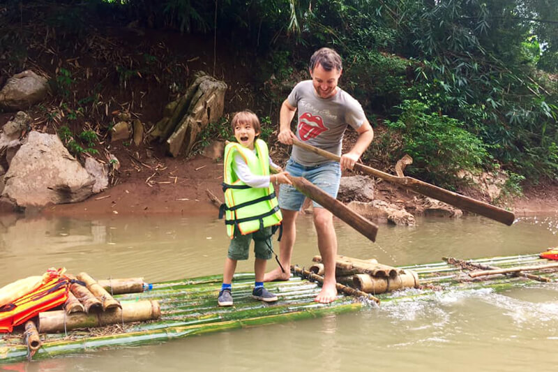 Bamboo Rafting and Soft Adventure in Mai Chau